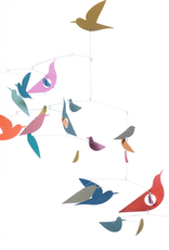 Djeco Mobile: Multicolored Birds Giant Paper