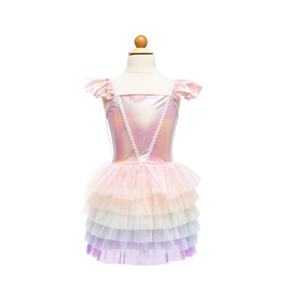Creative Education Rainbow Ruffle Tutu Dress, Pink/Multi, Size 5-6
