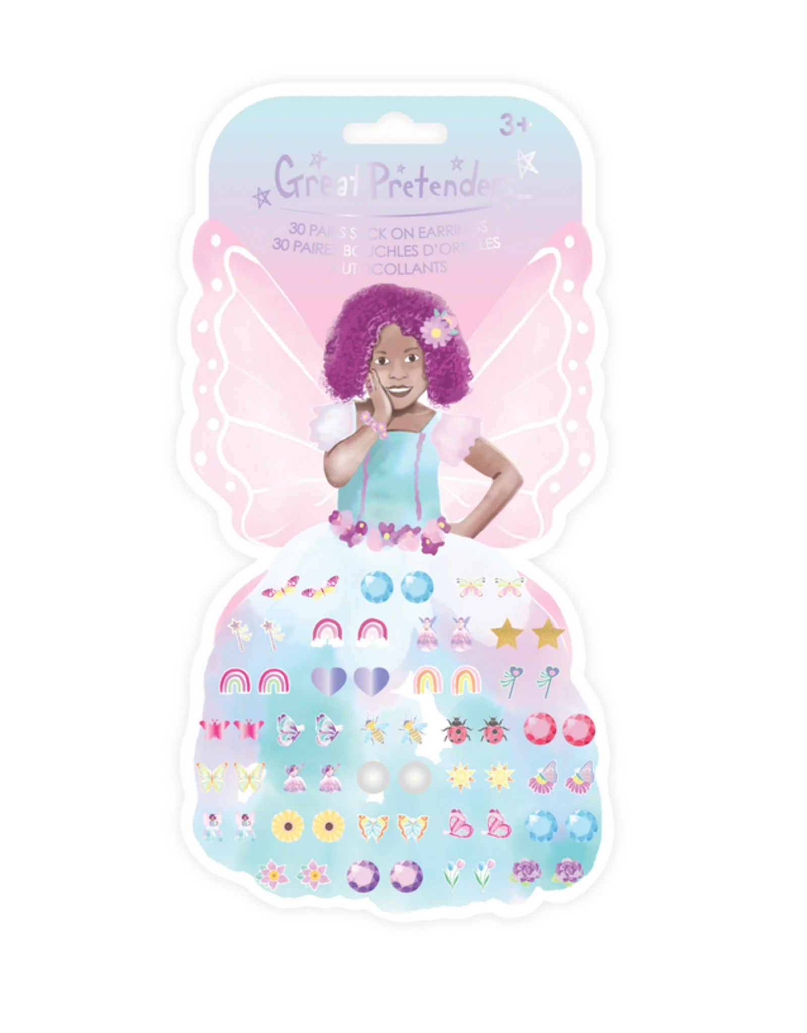 Creative Education Butterfly Fairy Azaria Sticker Earrings