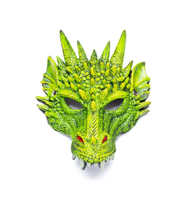 Creative Education Dragon Mask, Green
