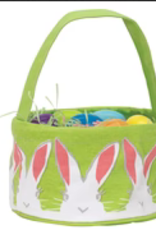 RockFlowerPaper Bunny Ears Canvas Easter Basket