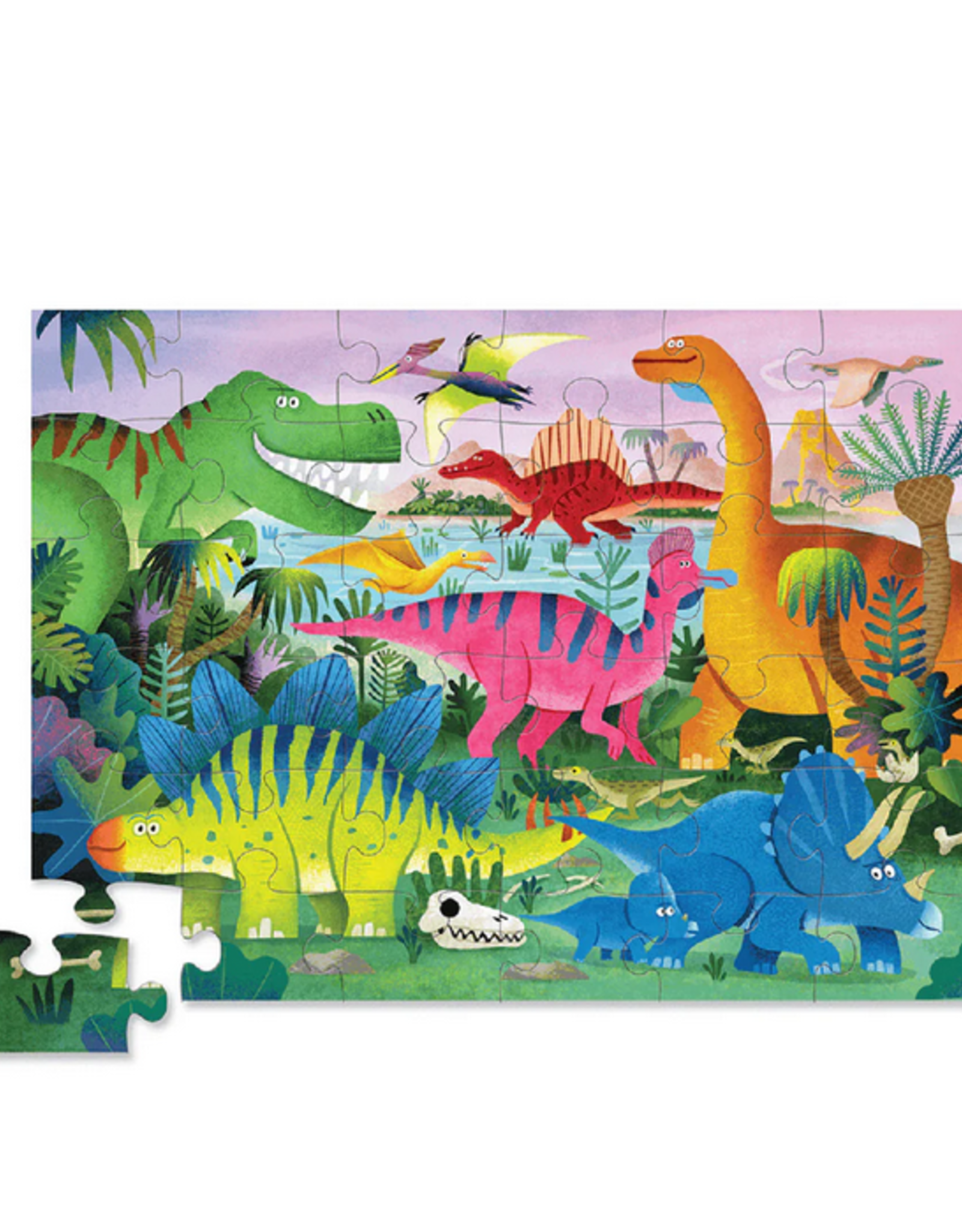 Crocodile Creek 36pc Puzzle: Dino Land