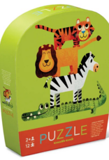 Crocodile Creek 12pc Mini Puzzle: Jungle Friends