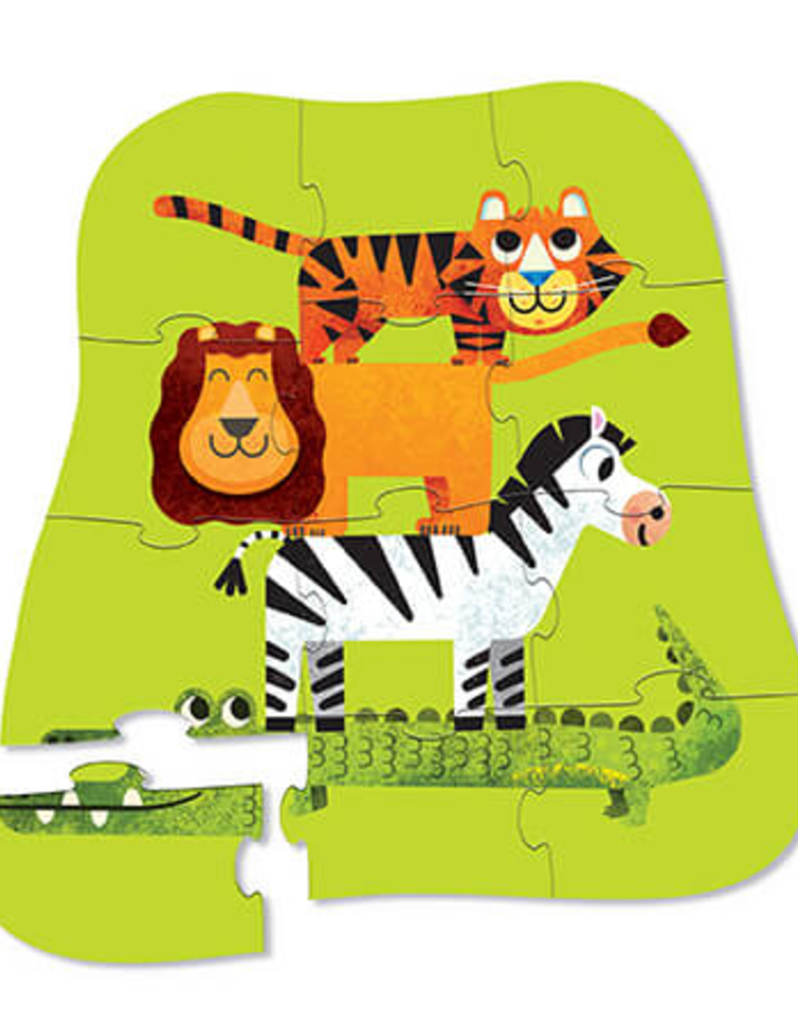 Crocodile Creek 12pc Mini Puzzle: Jungle Friends