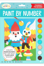 Bright Stripes Paint By Number: Forest Friends