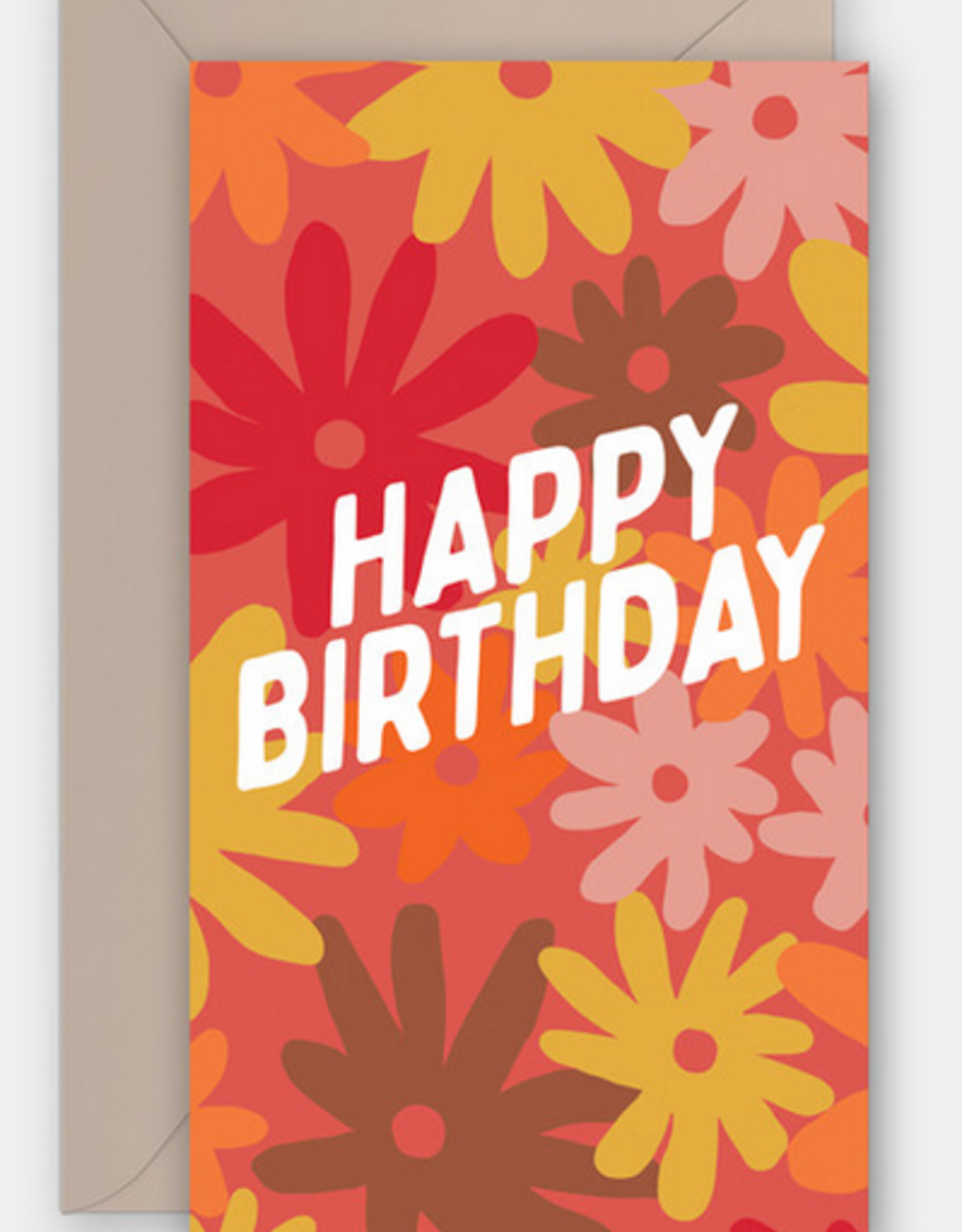 Rock Paper Scissors Enclosure Card: Mini Floral Bday
