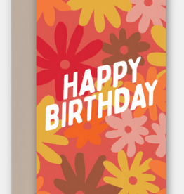 Rock Paper Scissors Enclosure Card: Mini Floral Bday