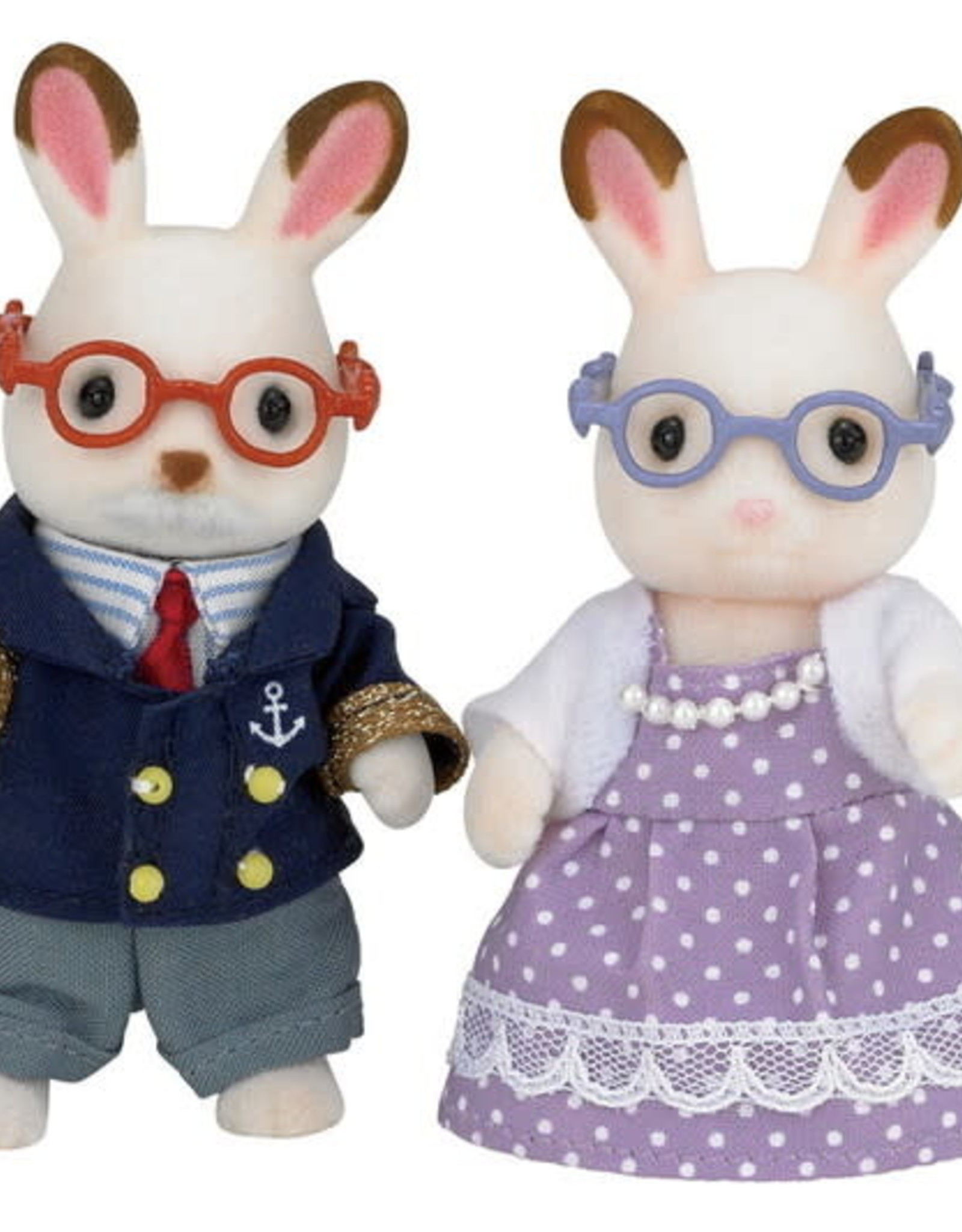 Epoch Everlasting Play Chocolate Rabbit Grandparents