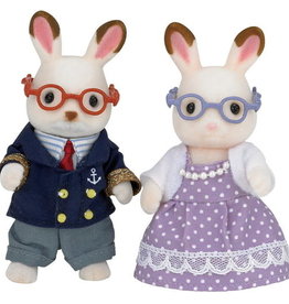 Epoch Everlasting Play Chocolate Rabbit Grandparents