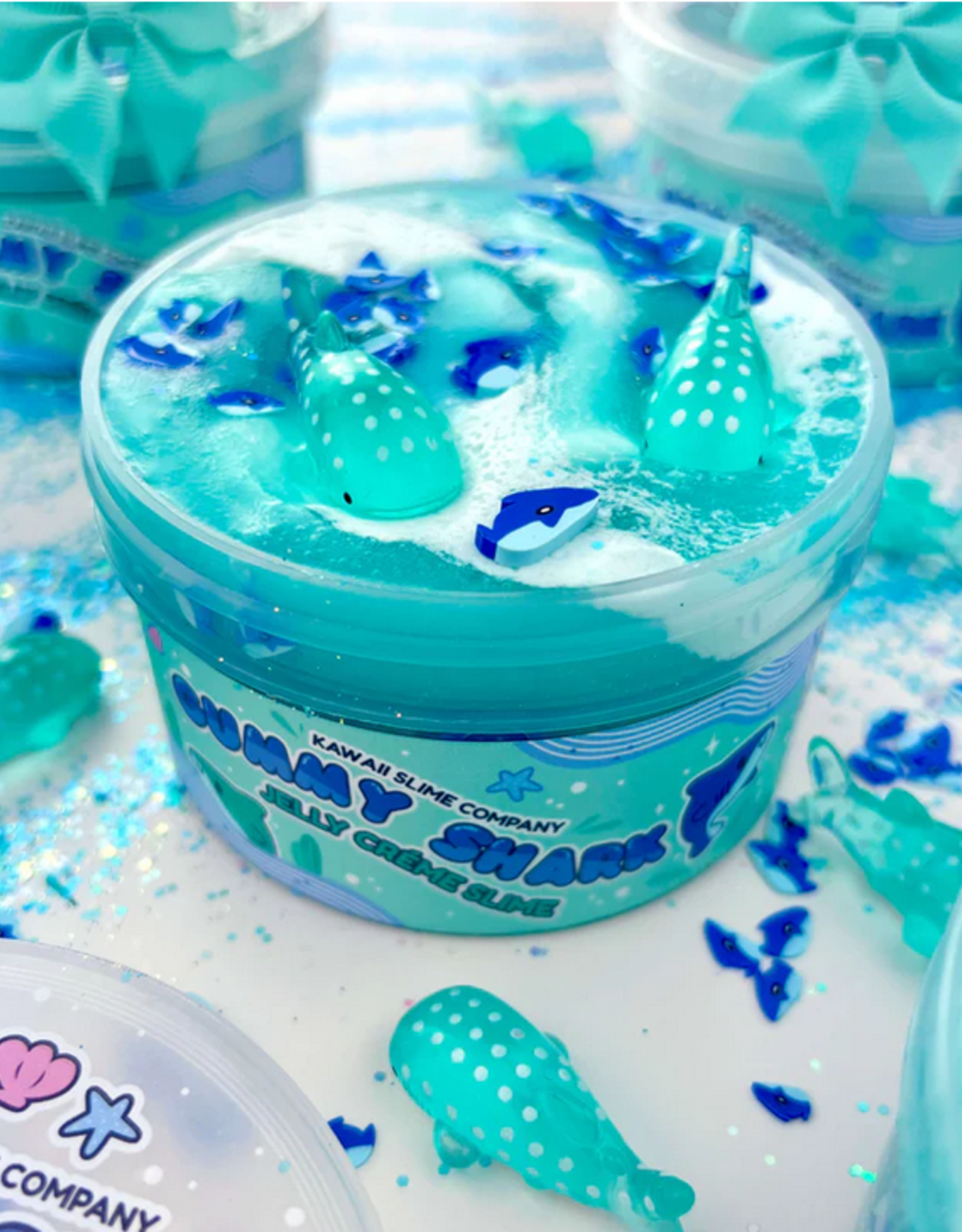 Kawaii Slime Company Gummy Shark Jelly Creme Slime