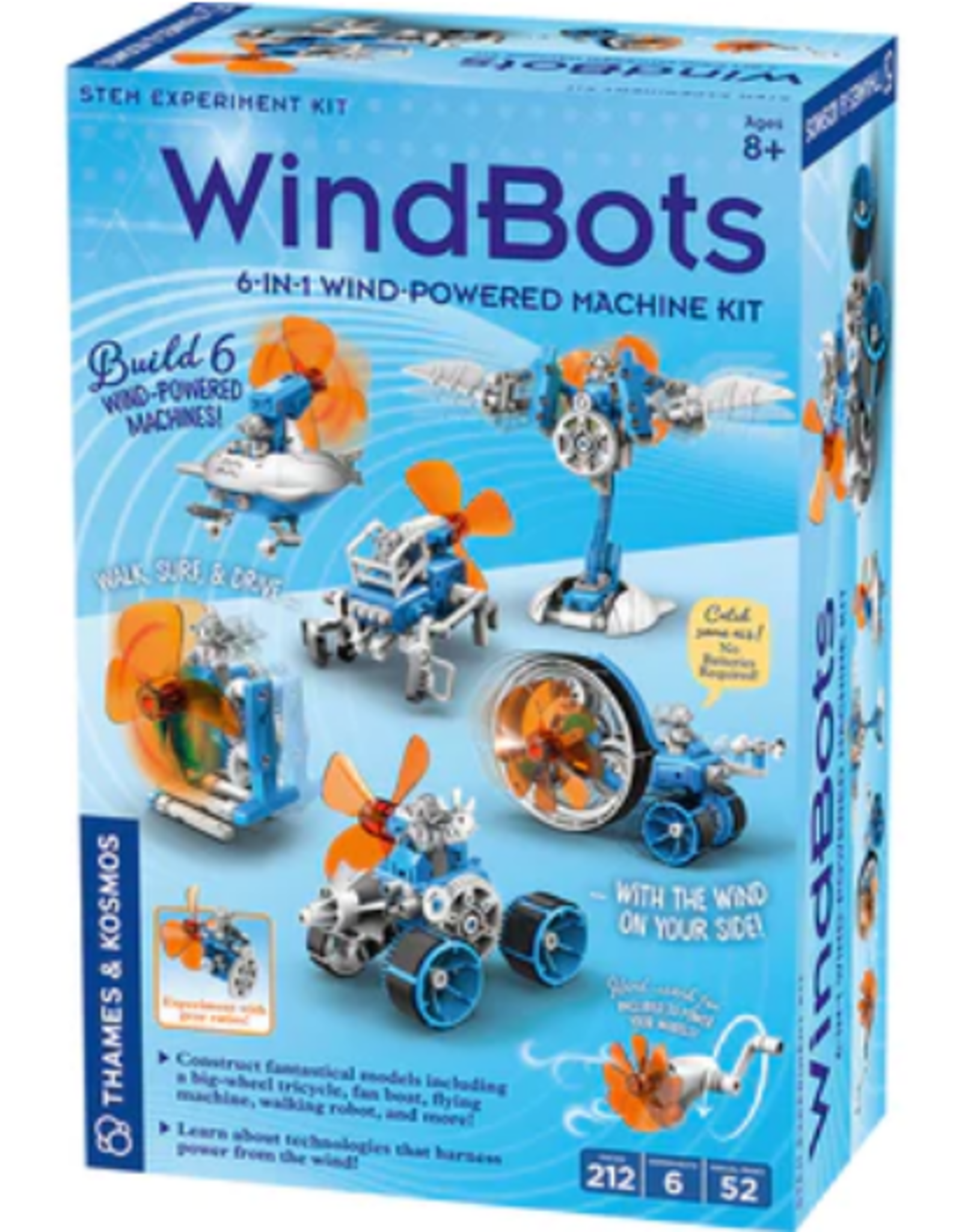 Thames & Kosmos WINDBOTS: 6-IN-1 WIND-POWERED MACHINE KIT