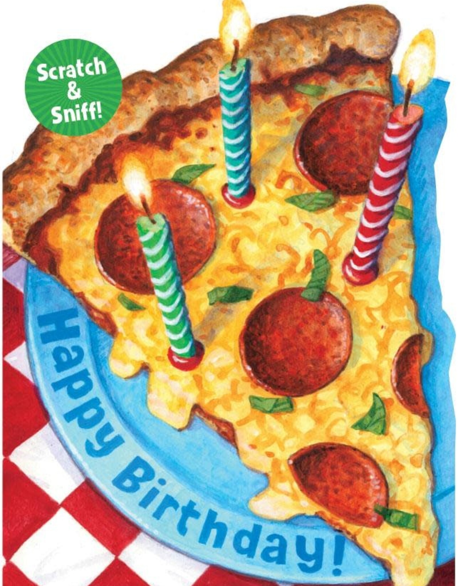 Paper House Pizza Scratch & Sniff Card