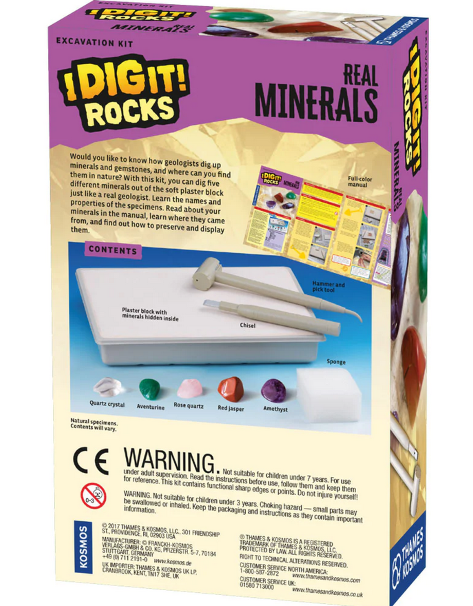 Thames & Kosmos I Dig It! Real Minerals Excavation