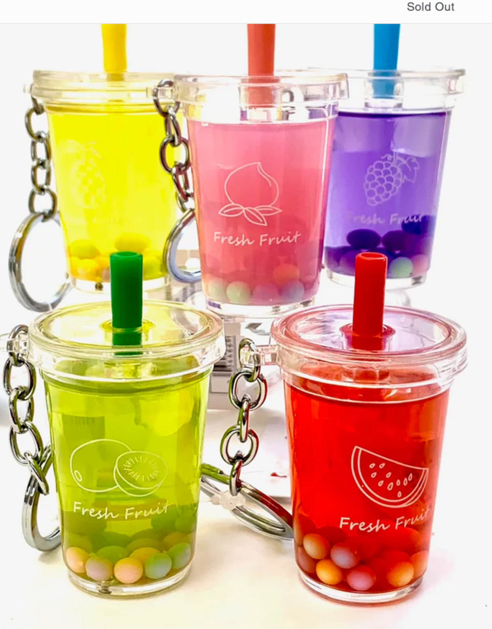 bcmini Key Charm: Fruit Boba Drink