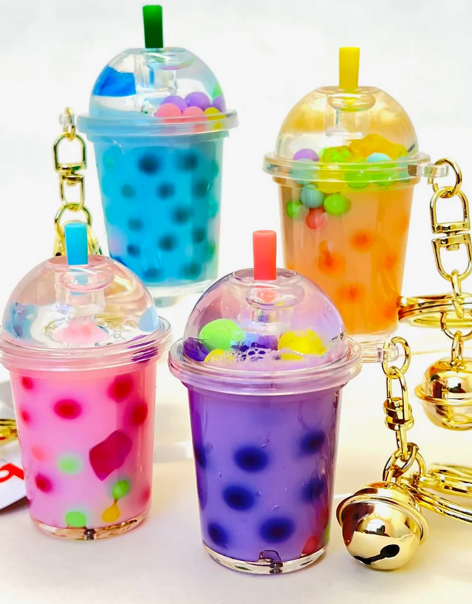 bcmini Key Charm: Pastel Round Top Boba Floaty