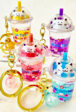 bcmini Key Charm: Kitty Milk Tea Floaty