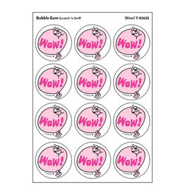 Trend Enterprises RETRO STINKY STICKERS: Wow!/Bubble Gum