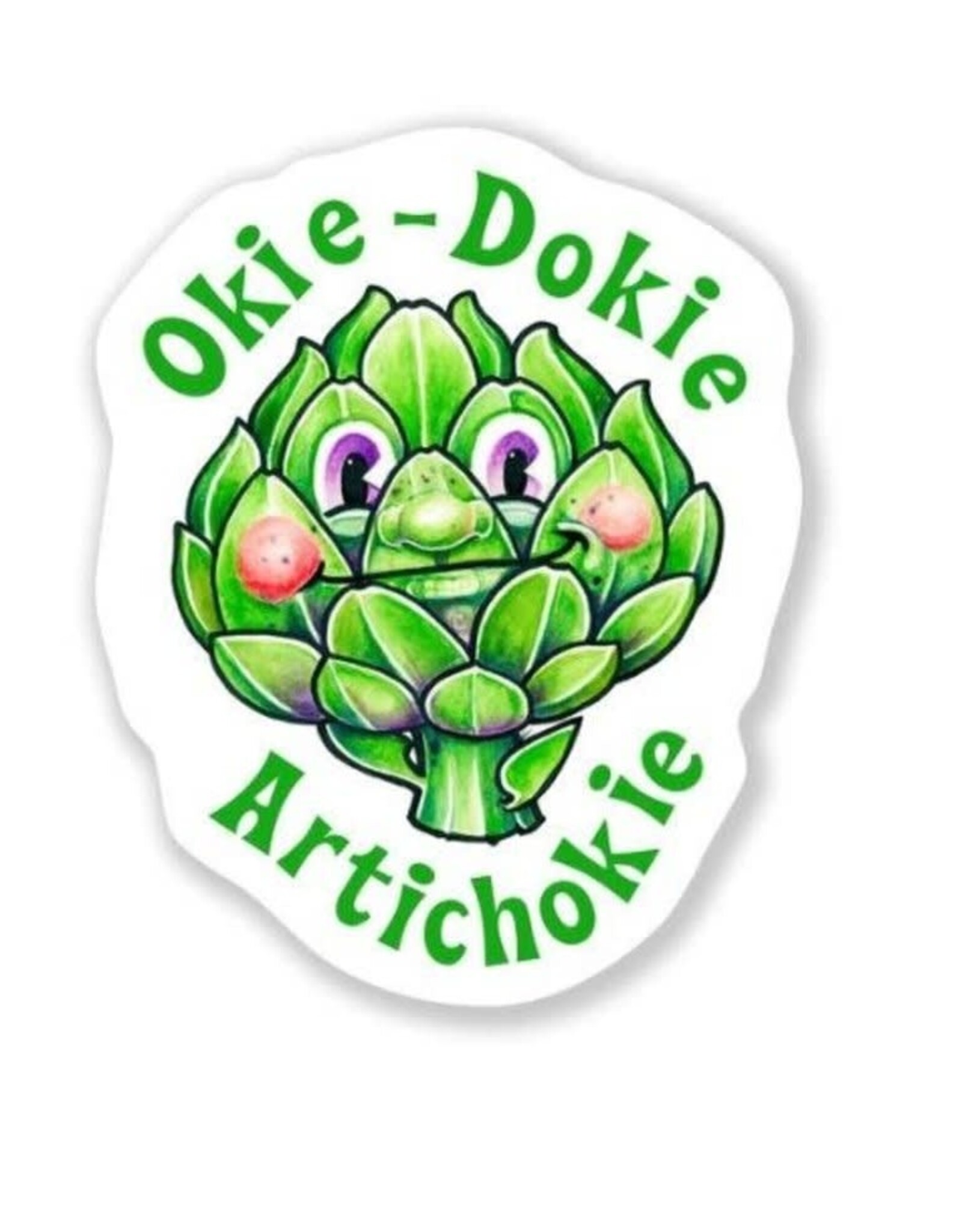 Nice Enough Stickers Sticker: Artichoke