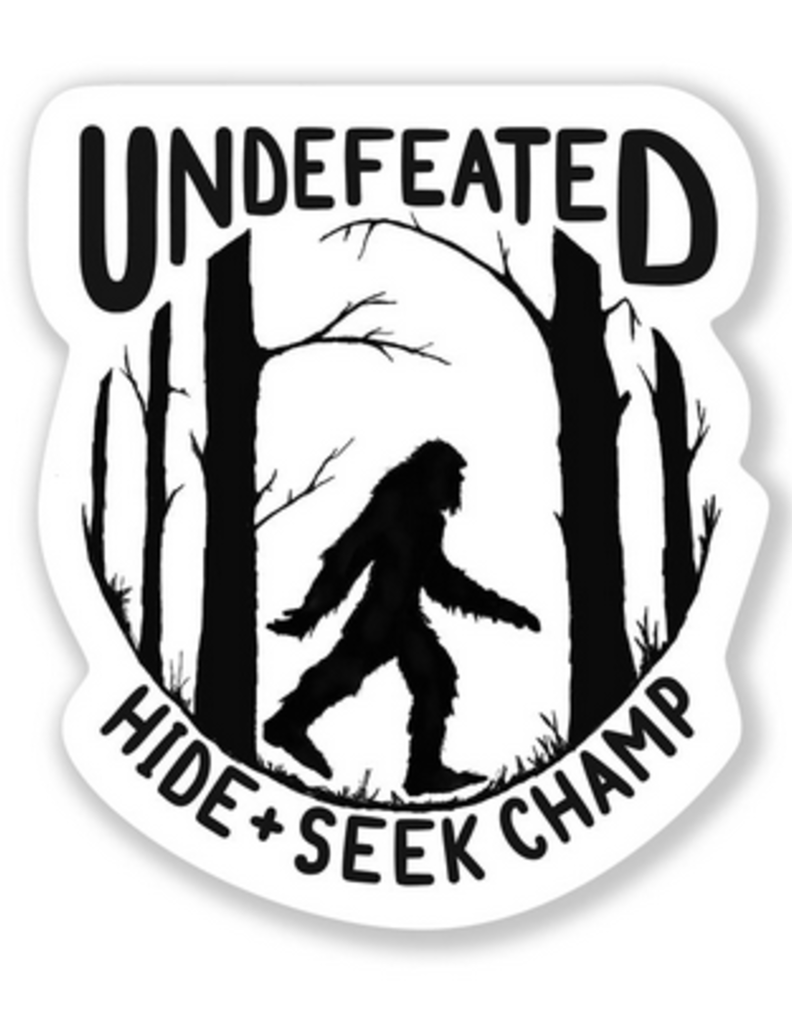 Nice Enough Stickers Sticker: Undefeted