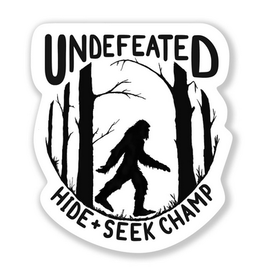 Nice Enough Stickers Sticker: Undefeted