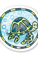 Nice Enough Stickers Sticker: Turtle Swim