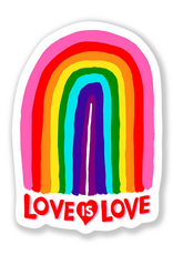 Nice Enough Stickers Sticker: Love Is Love