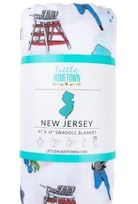 Little Hometown New Jersey Baby Swaddle Blanket