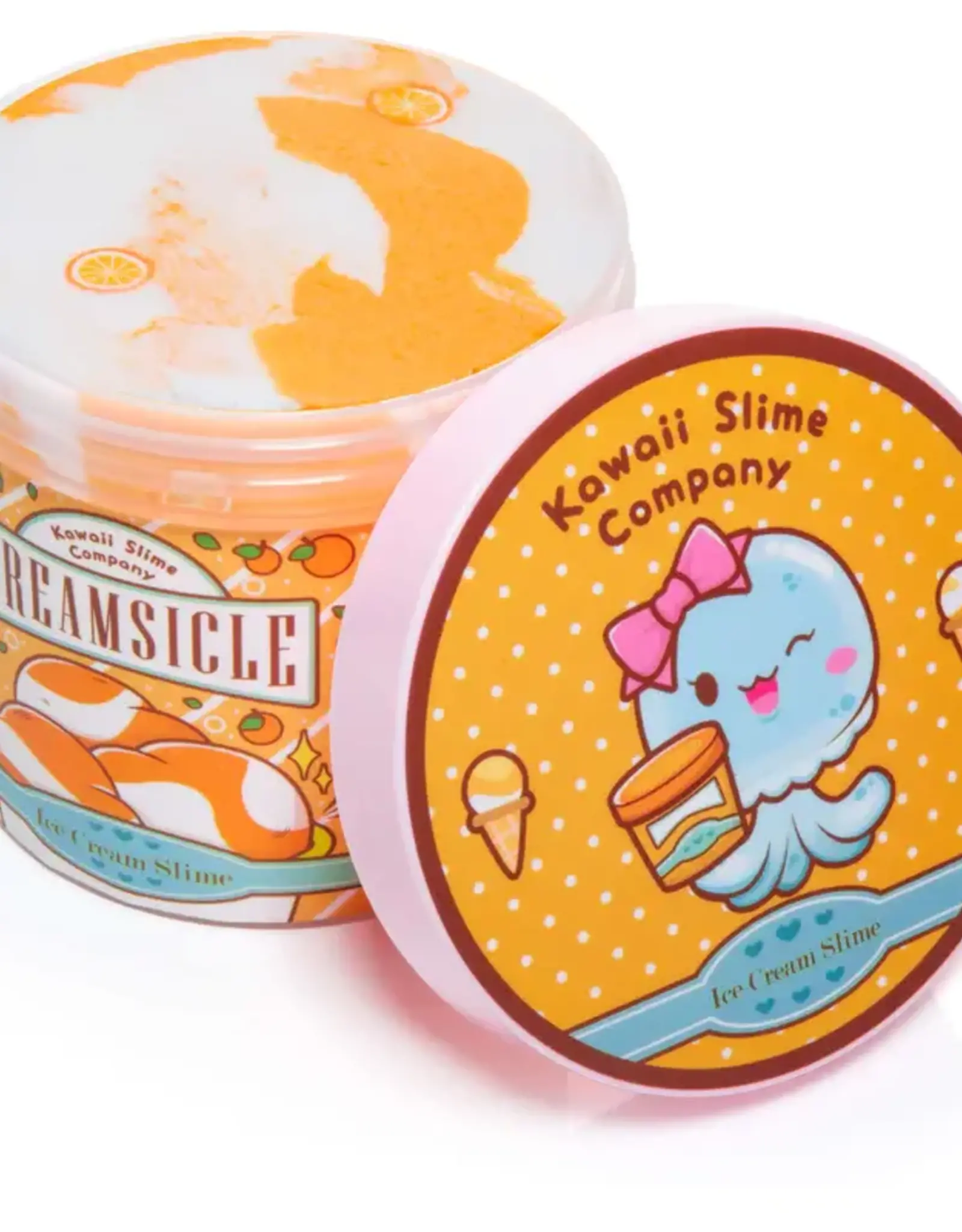 Kawaii Slime Company Dreamsicle Scented Ice Cream Pint Slime