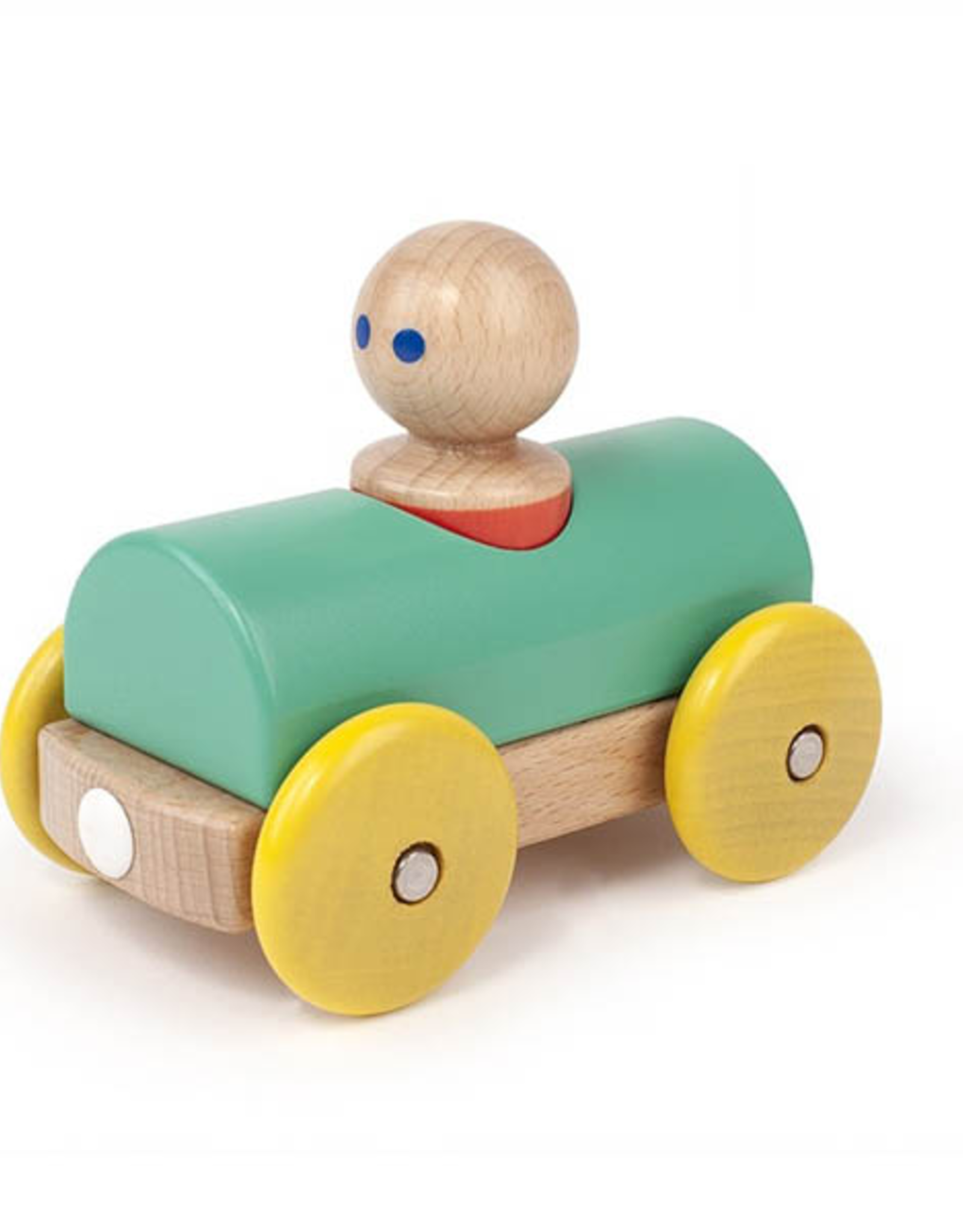 Tegu Magnetic Racer: Teal/Yellow