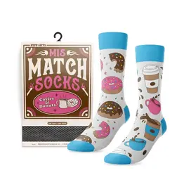 MainAndLocal Coffee & Donuts Socks Matchbook