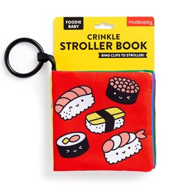 Chronicle Books Crinkle Fabric Stroller Book Foodie Baby