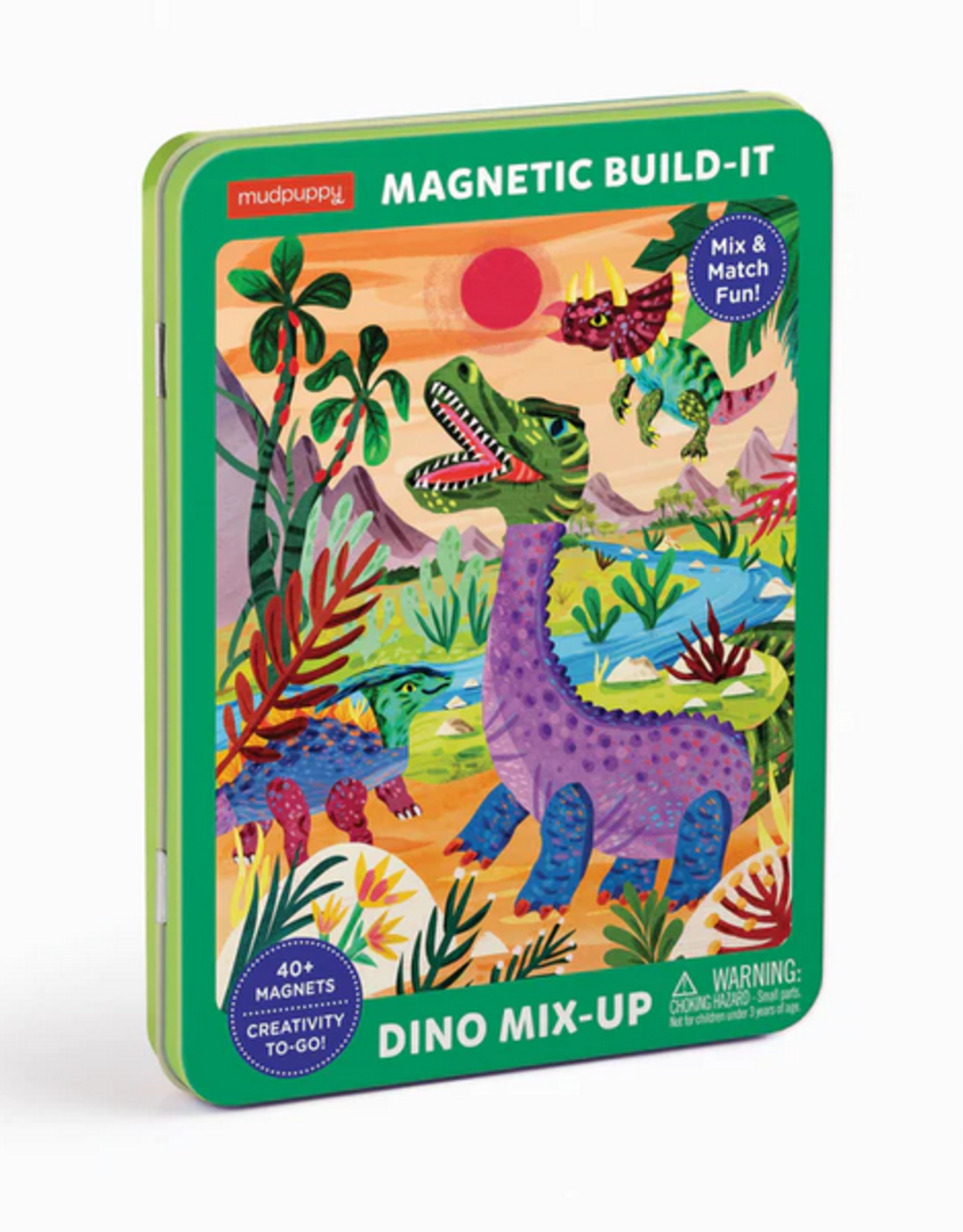 Chronicle Books Magnetic Playset: Build Dino Mix Up