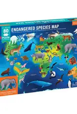 Chronicle Books 80pc Puzzle: Geography Endangered Species Around the World