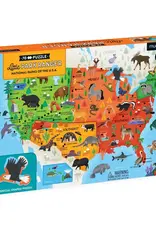 Chronicle Books 70pc Puzzle: Geography Little Park Ranger National Parks Map