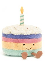 Jellycat Amuseable Rainbow Birthday Cake 10"