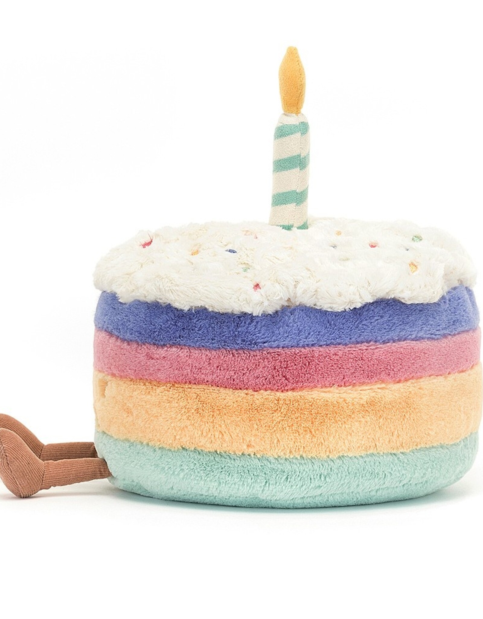 Jellycat Amuseable Rainbow Birthday Cake 10"