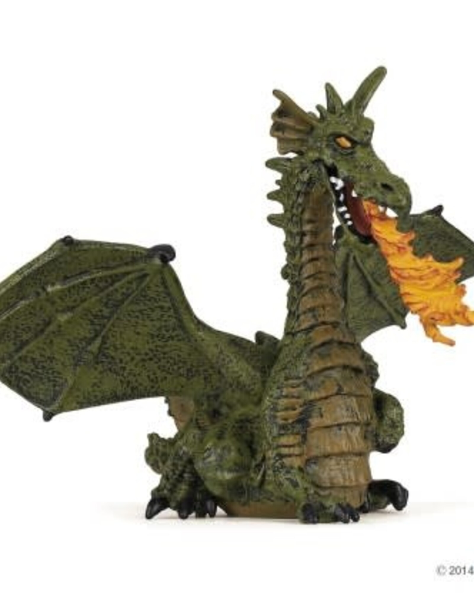 Papo Papo: Green Winged Dragon with Flame
