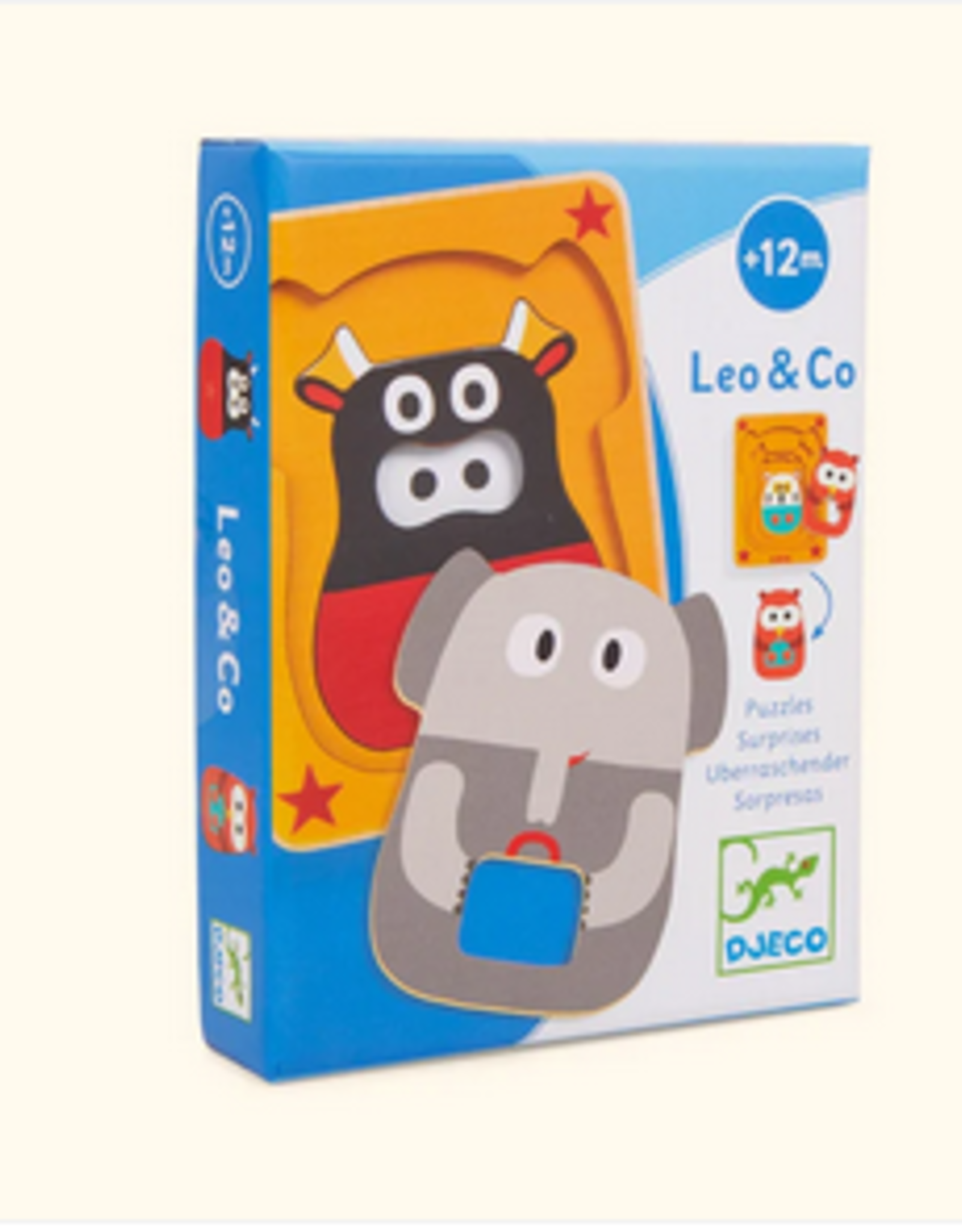 Djeco 4 Layer Puzzle: Leo & Co