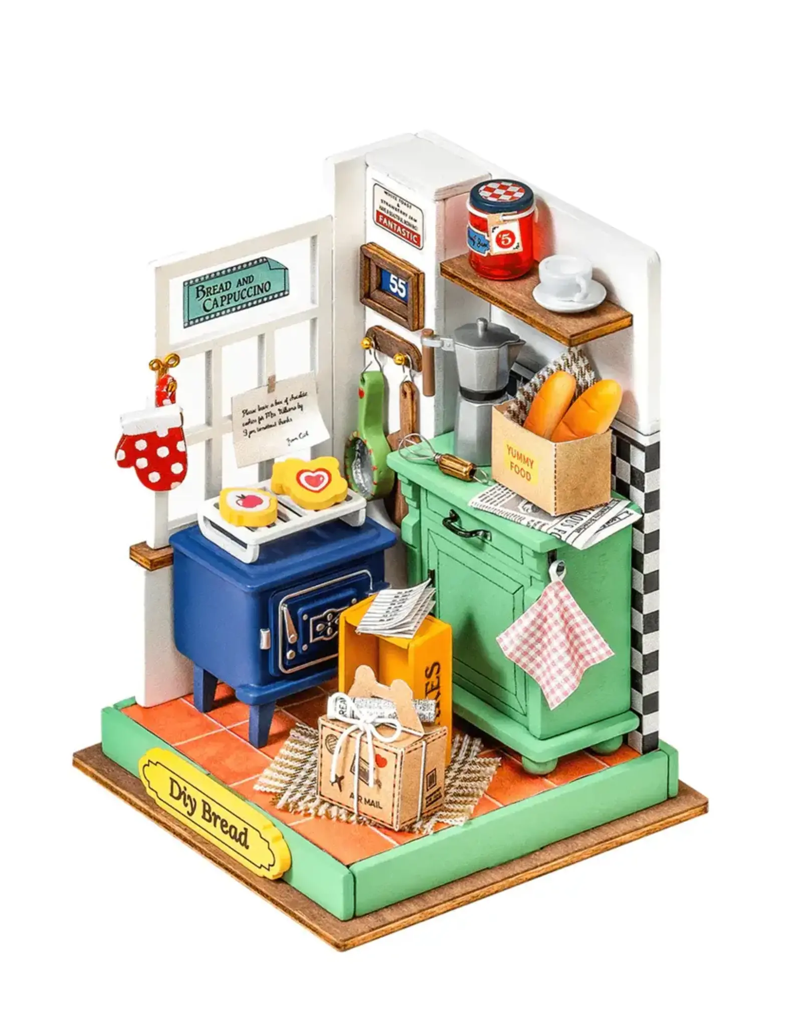 Hands Craft DIY Mini House Kit: Baking Time