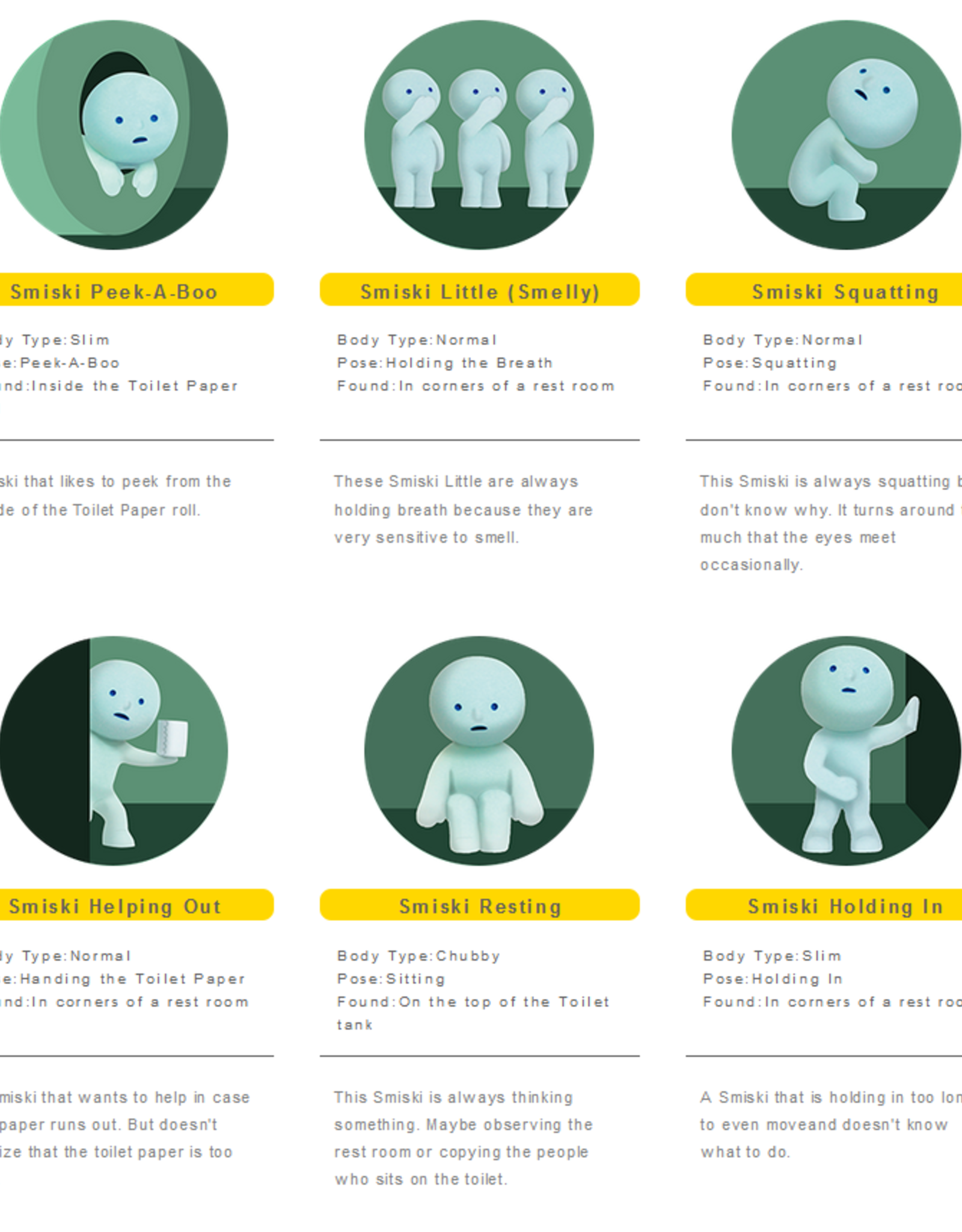 Dreams Smiski Series Toilet Series