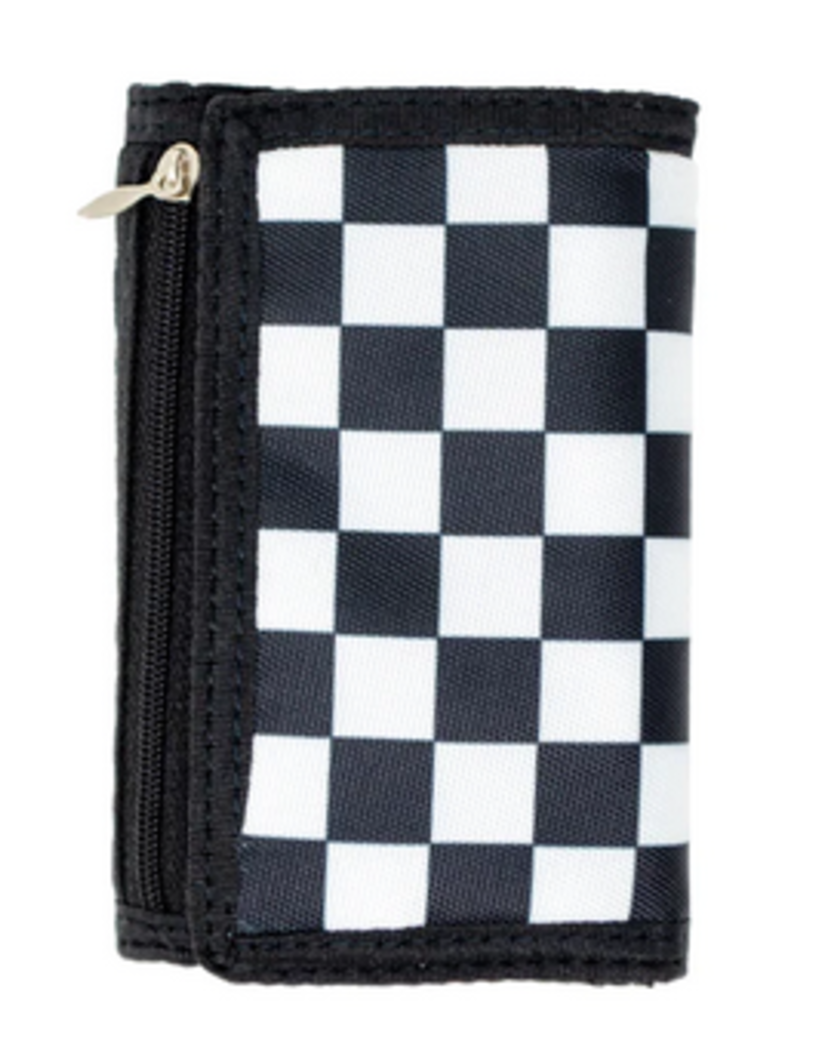 Zomi Gems Checkered Wallet: Blue