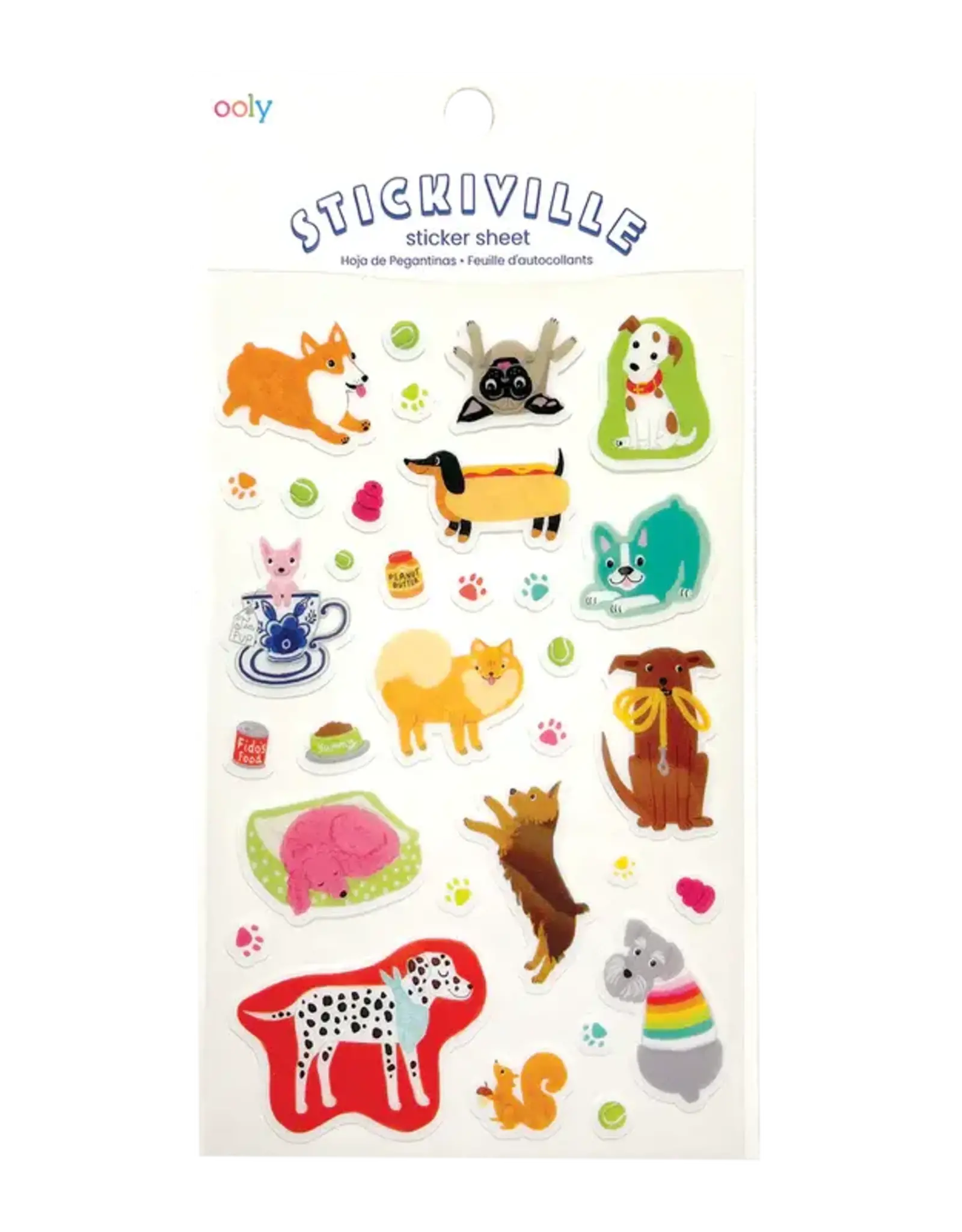 Ooly Stickiville Standard: Quirky Dogs (Clear Vinyl)