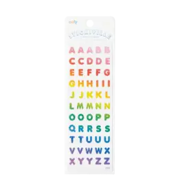 Ooly Stickiville Skinny: Rainbow Letters (Holographic Glitter)
