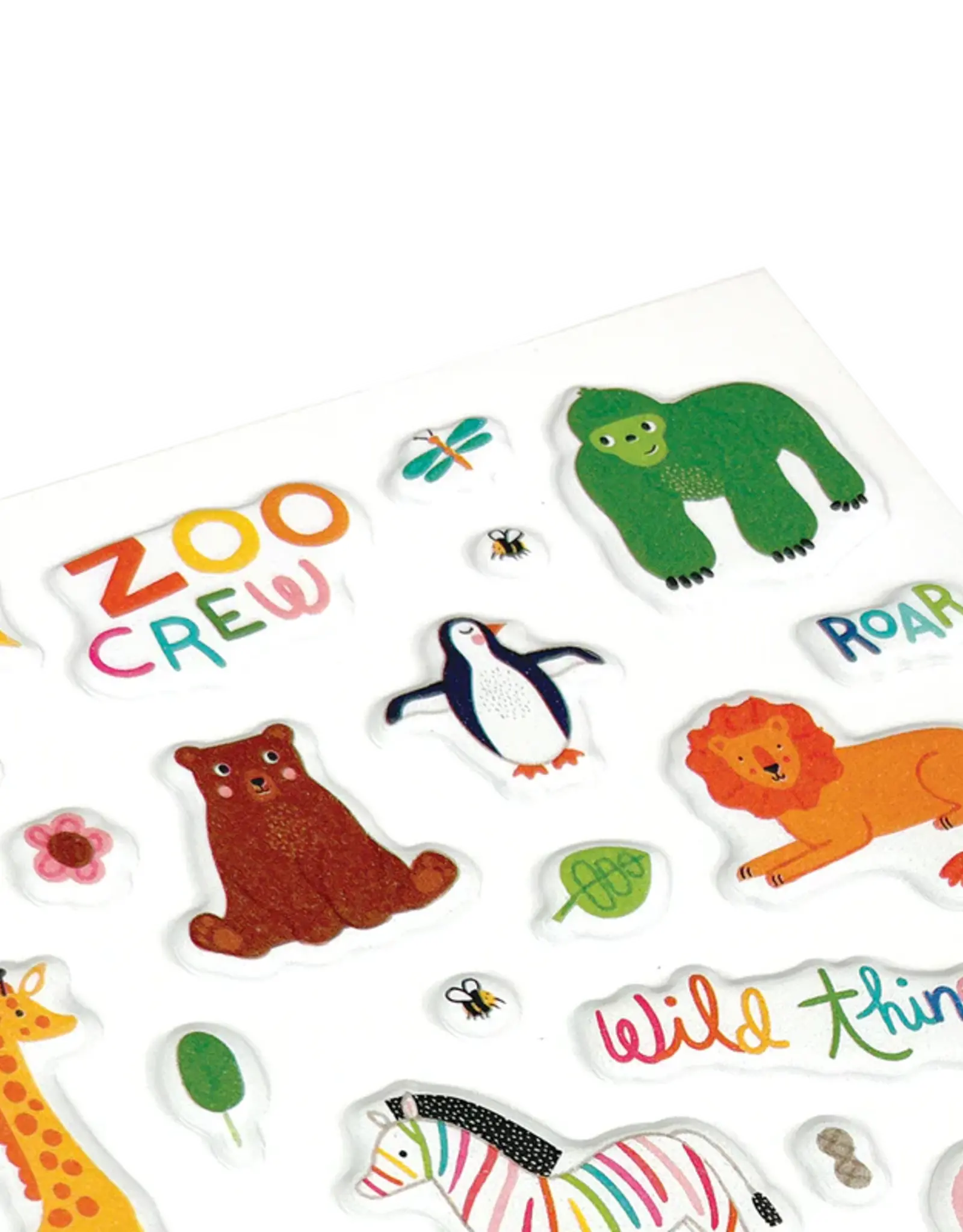 Ooly Stickiville Standard: Zoo Crew (Puffy)
