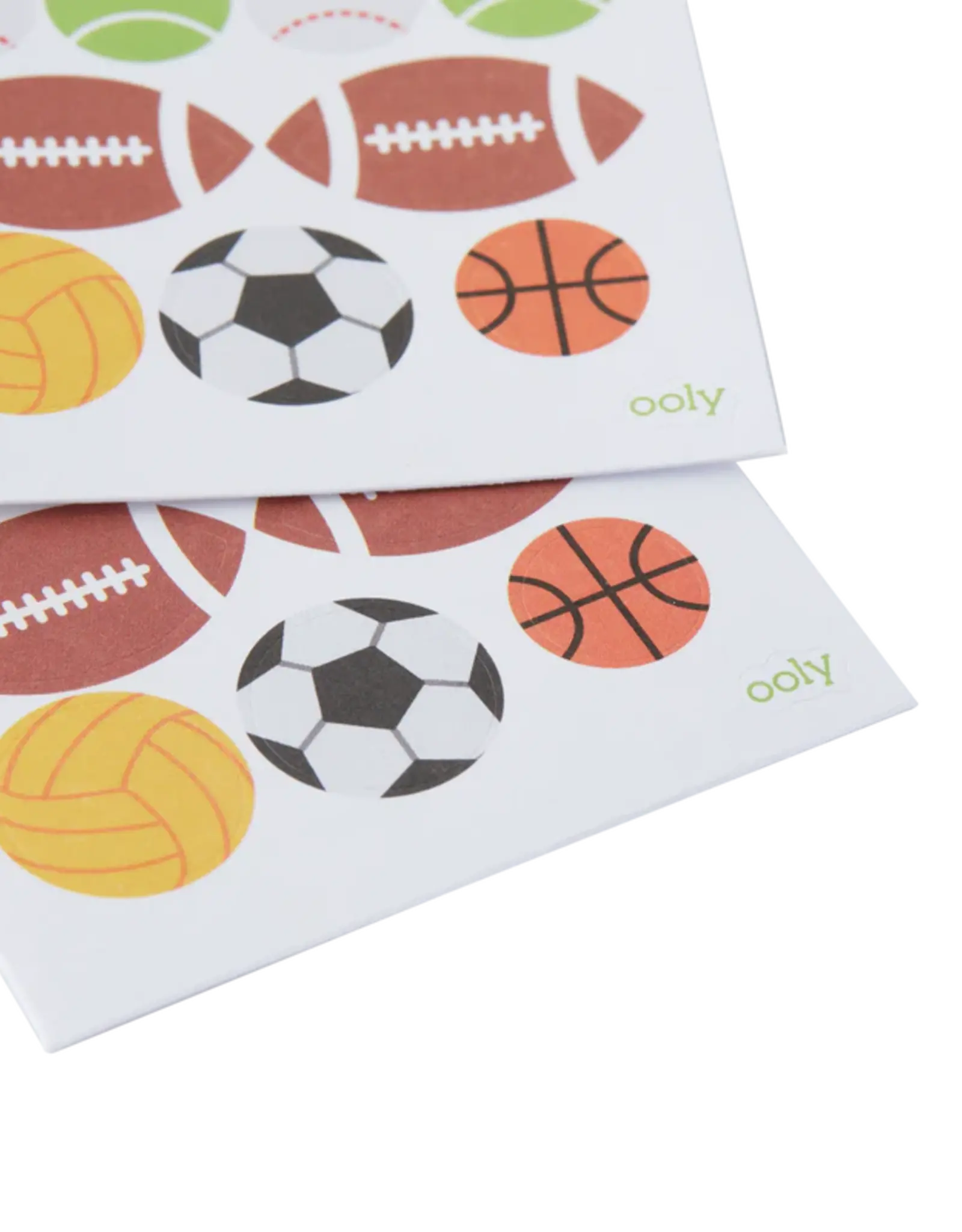 Ooly Stickiville Skinny: Sport Balls (Matte Paper)