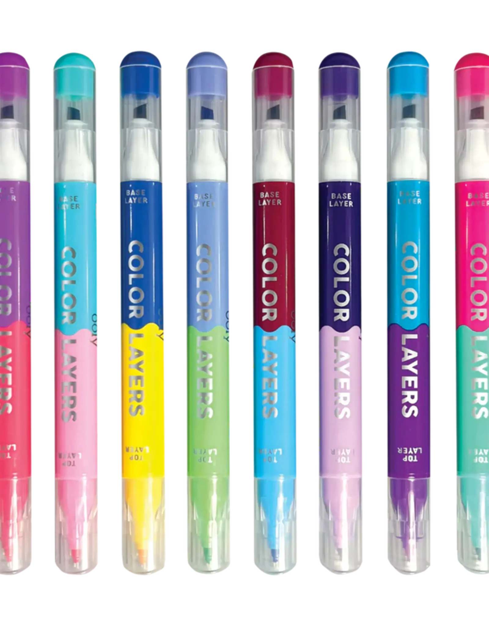 Ooly Color Layers Double-Ended Layering Markers (Set of 8 / 16 Colors)
