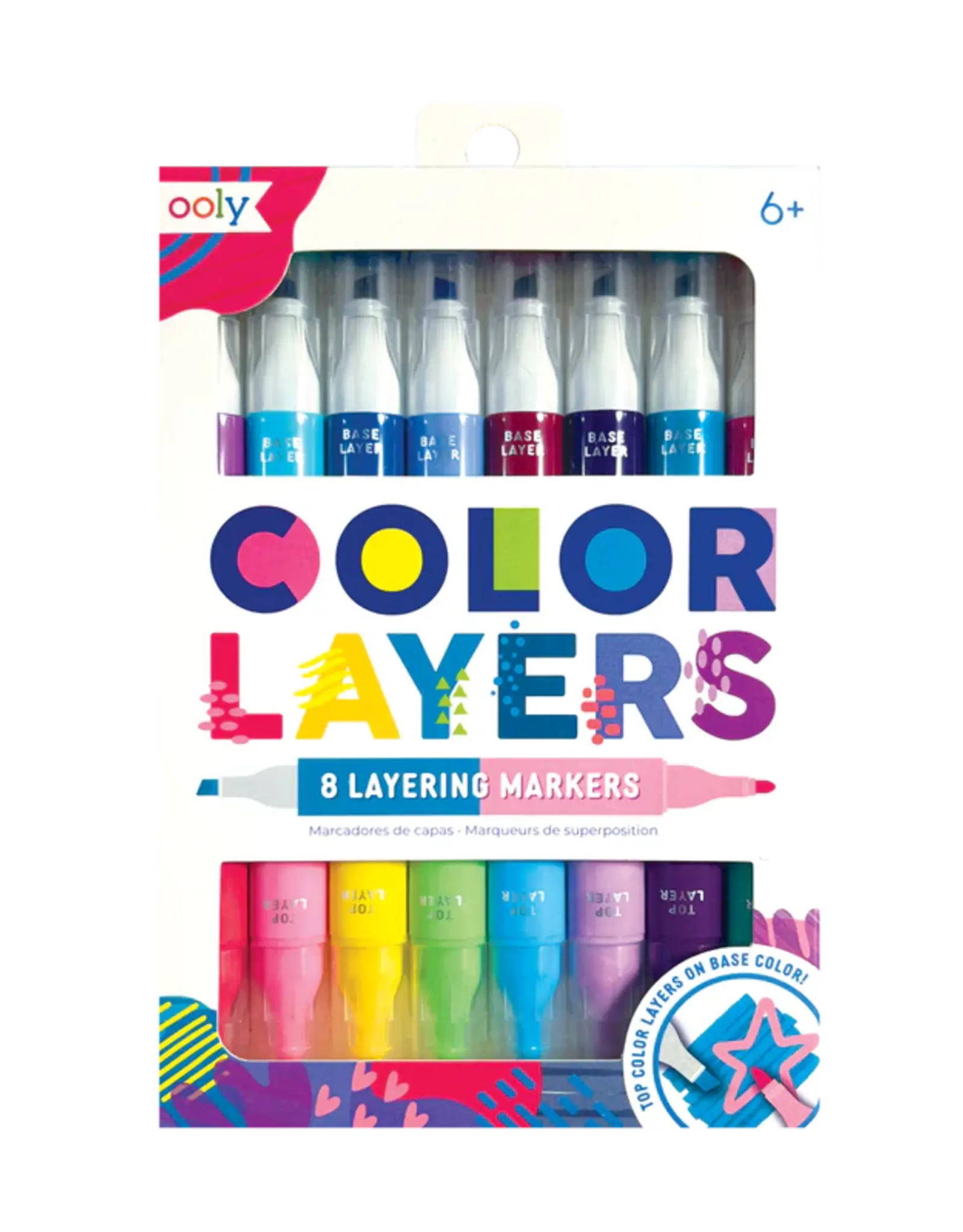 Ooly Color Layers Double-Ended Layering Markers (Set of 8 / 16 Colors)