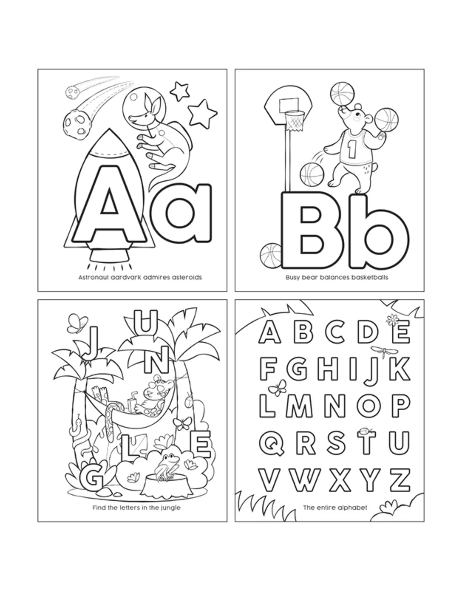 Ooly Toddler Colorin' Book - ABC: Amazing Animals