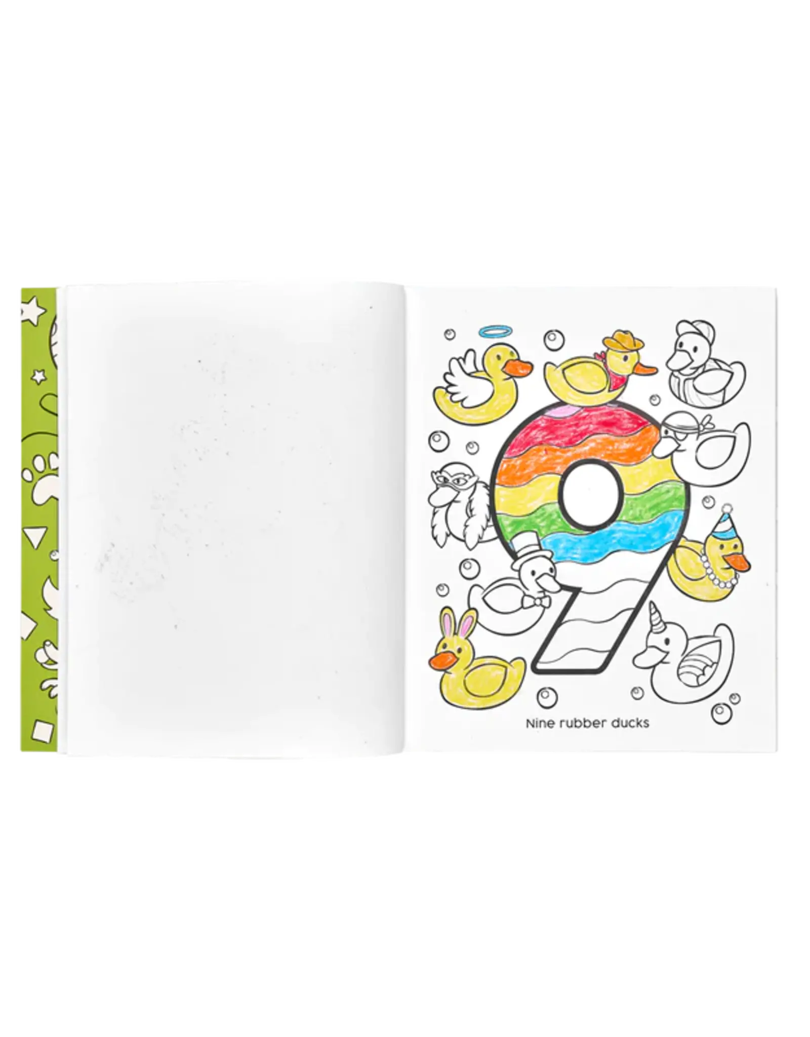 Ooly Toddler Colorin' Book - 123: Shapes & Numbers
