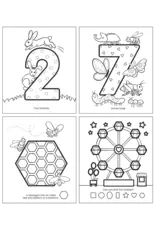 Ooly Toddler Colorin' Book - 123: Shapes & Numbers